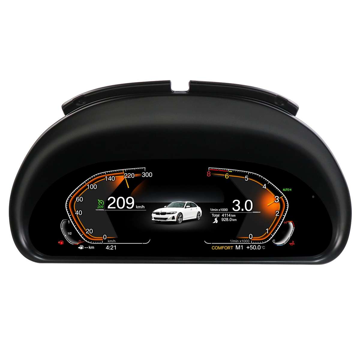 10.25" Digital Dashboard Cluster Instrument Fr BMW 5 Series E39 X5 E53 1996-2006