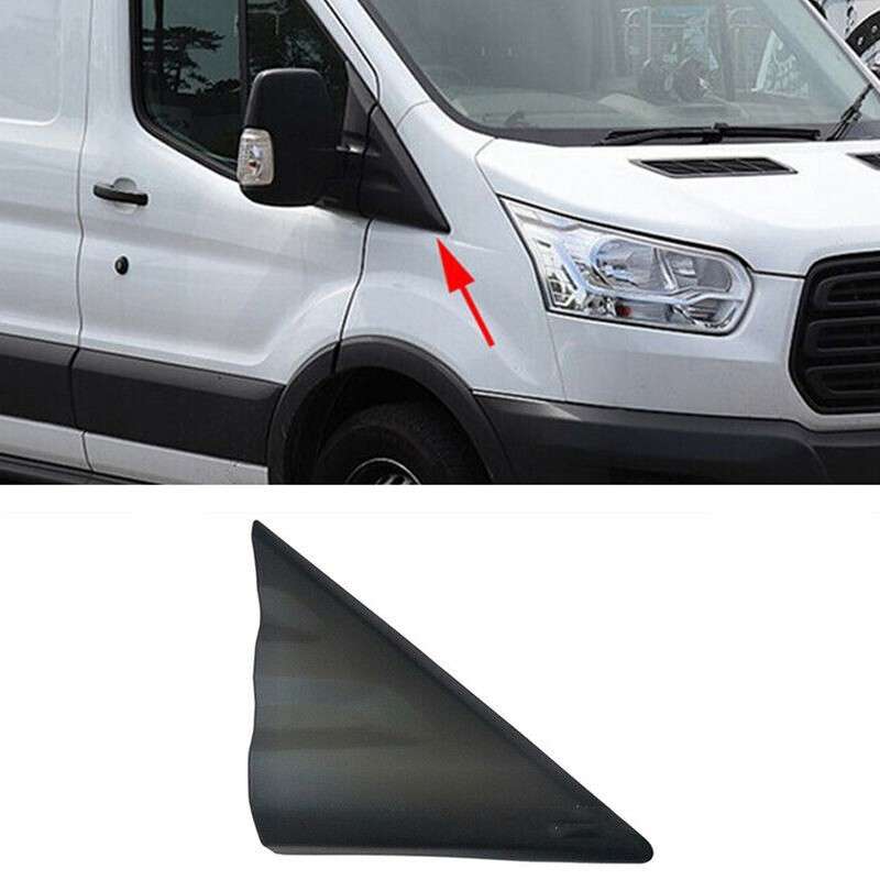 Right Rearview Mirror Triangle Plate For Ford Transit MK8,2014-20,BK