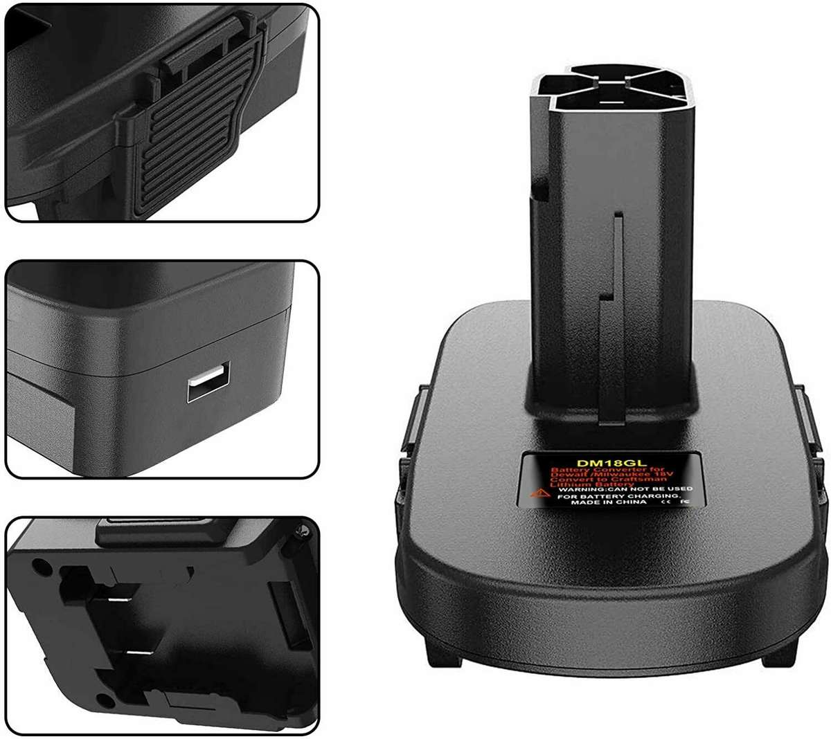 Converter Battery Adapter 18V For Milwaukee to for CRAFTSMAN 19.2V Power Tool