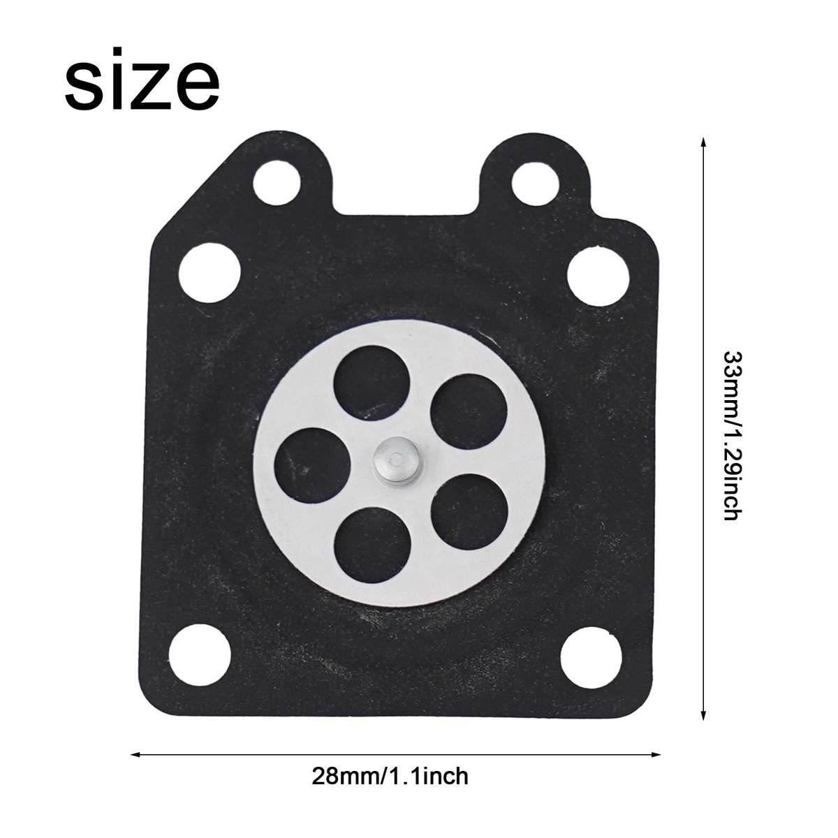 30PCS Black Carburetor Diaphragm For WALBRO95-526-9 95-526-9-8