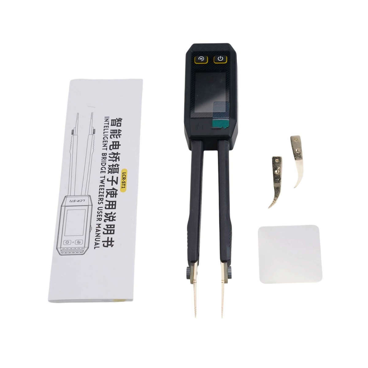 User Friendly LCR Meter Tweezers Clear LCD Display Convenient Operation