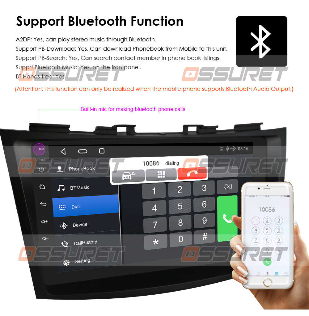 Android 12 Auto Car Radio Stereo Wifi CarPlay GPS Nav For Suzuki Swift 2011-2015