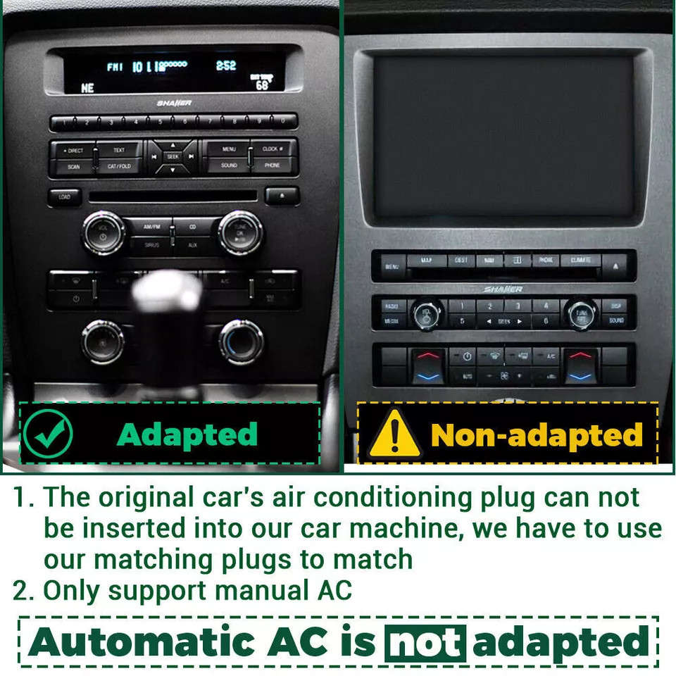 For Ford Mustang 2010-14 Android 13 CarPlay Car Radio Stereo DSP GPS 8Core 4+32G