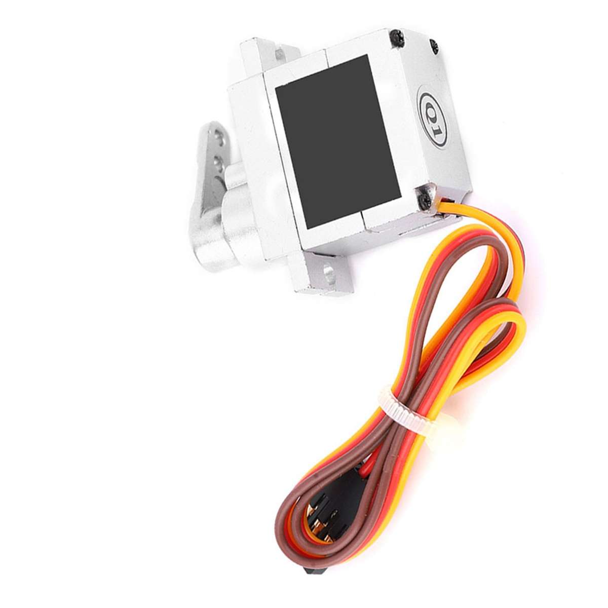 ((Silver)9g Metal Servo Steering Engine Accessory Fit For WPL B1 B14 B16 CW