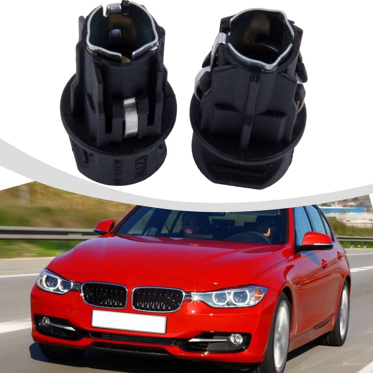 Rear Tail Light Socket For BMW 3 5 7 Series X6 Z4 E65 E66 F30 F31 (2 Pcs)