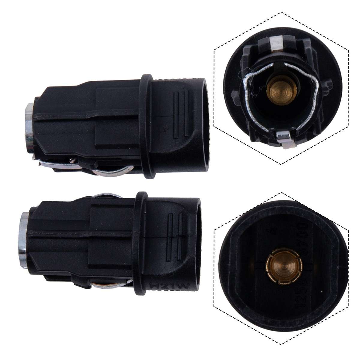 Rear Tail Light Socket For BMW 3 5 7 Series X6 Z4 E65 E66 F30 F31 (2 Pcs)