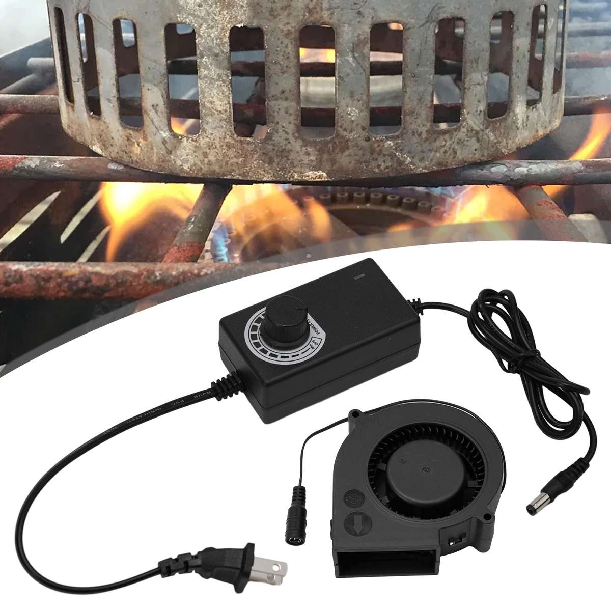 Turbo Fan Blower Air Airflow Compact Convenient DC Double Ball Replacing