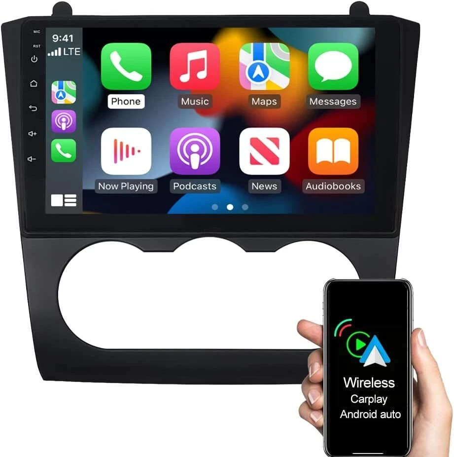 For Nissan Altima 2008-2012 Android 13 Carplay GPS Radio Stereo Head Unit 2+64GB