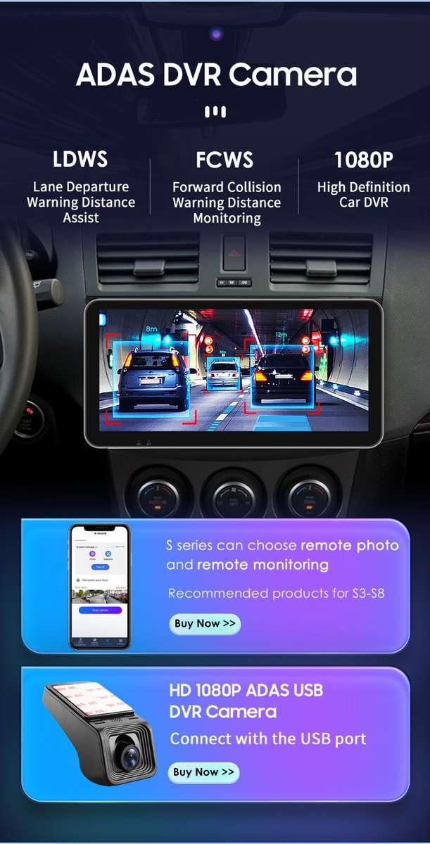 6+64G For Mazda 3 2010-2013 Android12 DSP 10.33"Car Radio Sat Navi Carplay BT5.0