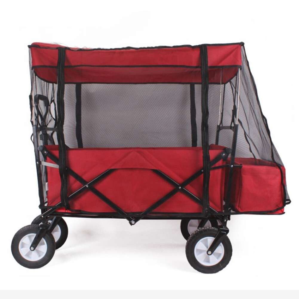 Easy To Install Bug Mesh Netting Perfect For Beach Folding Stroller Wagon Cart