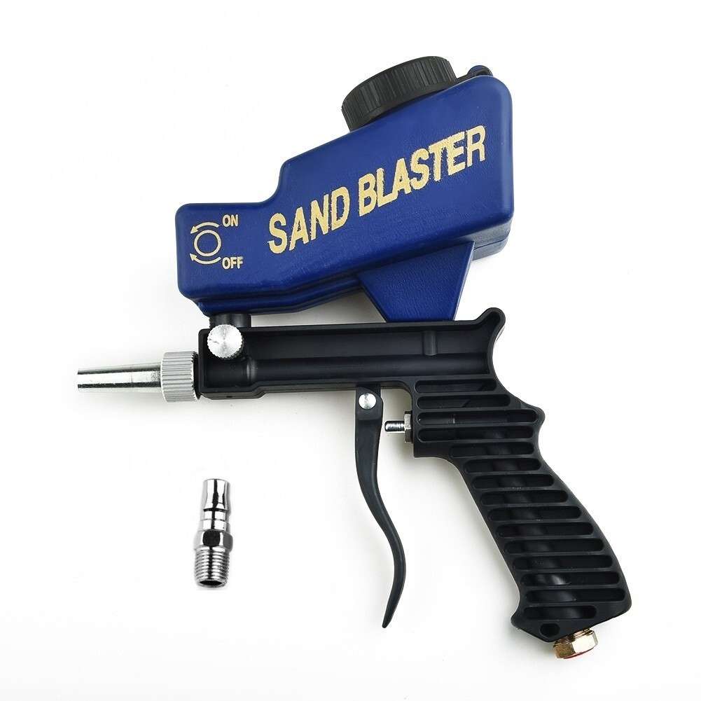 1 X Air Sandblasting Machine Hand Held Sand Blaster Portable Shot Media Blasting