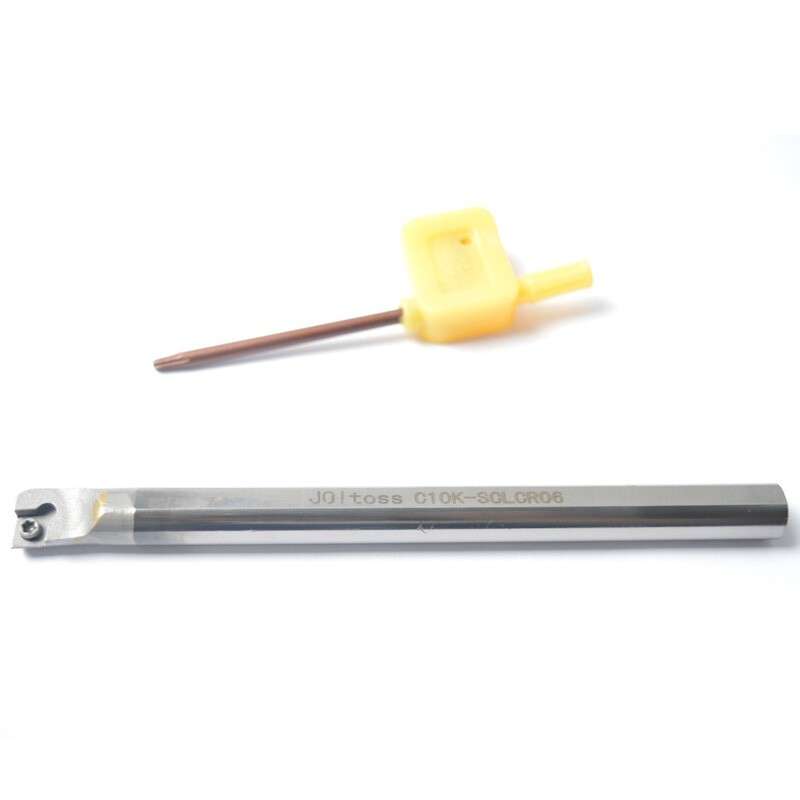 Solid Carbide Lathe Turning Tool Boring Bar Holder T8 C10K-SCLCR06 For-CCMT0602