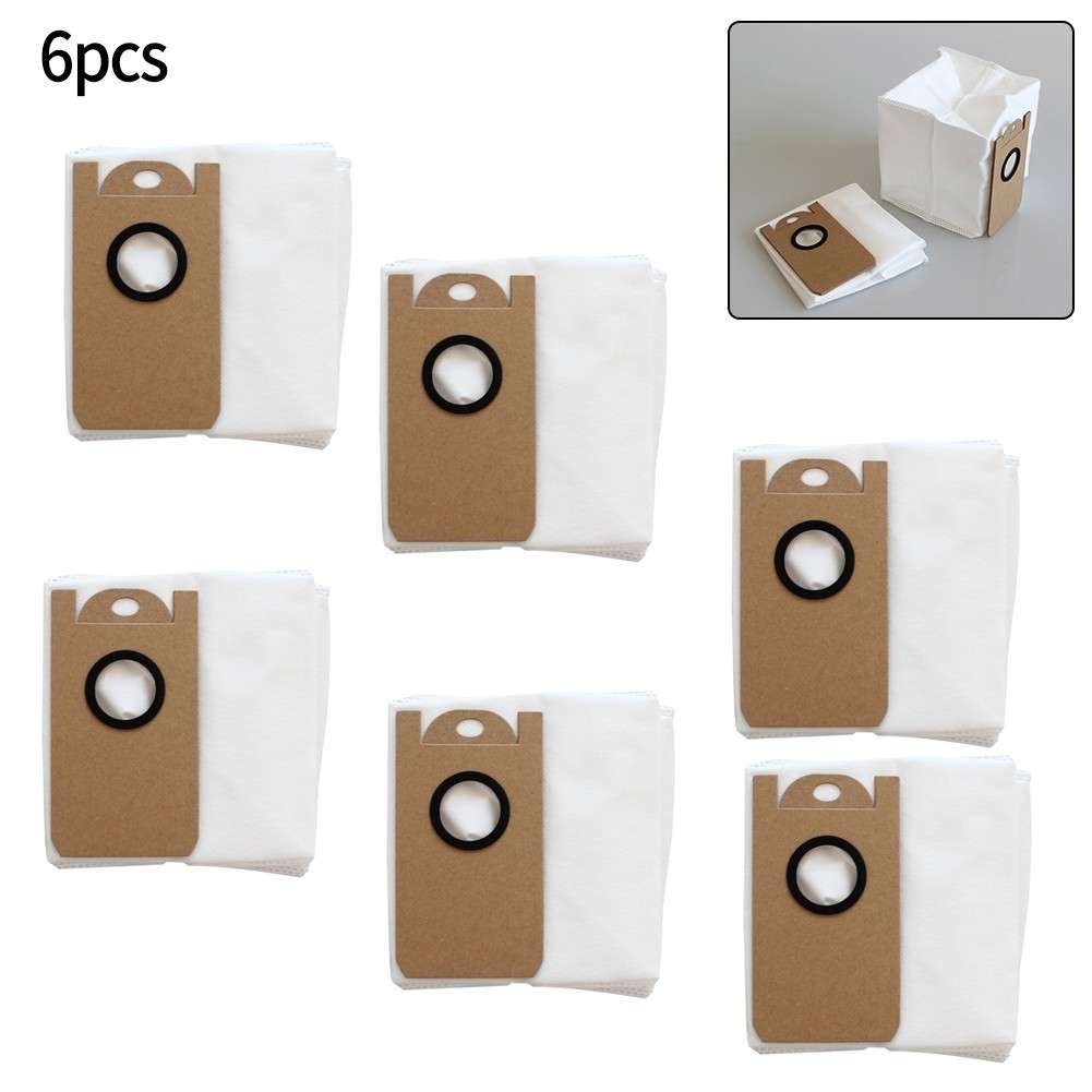 6 Pcs Reusable Dust Bag For Laresar Pro Robot Vacuum Cleaner For