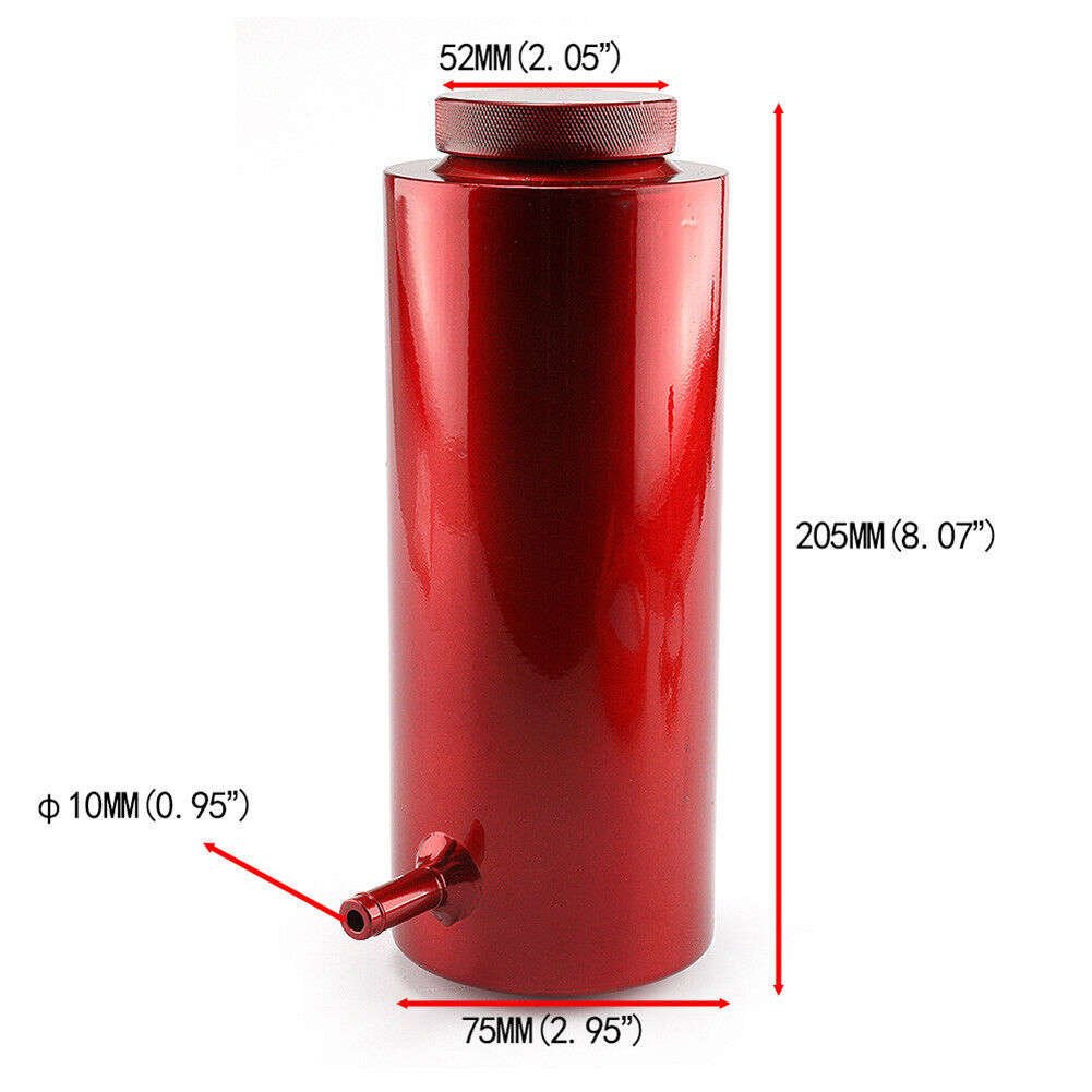 800ml Cylinder Radiator Overflow Reservoir Coolant Tank Universal Can