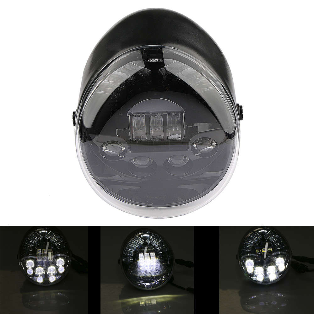 For Harley Davidson VROD V-Rod VRSC VRSCA VRSCDX VRSCR LED Headlight Hi/Lo Lamp