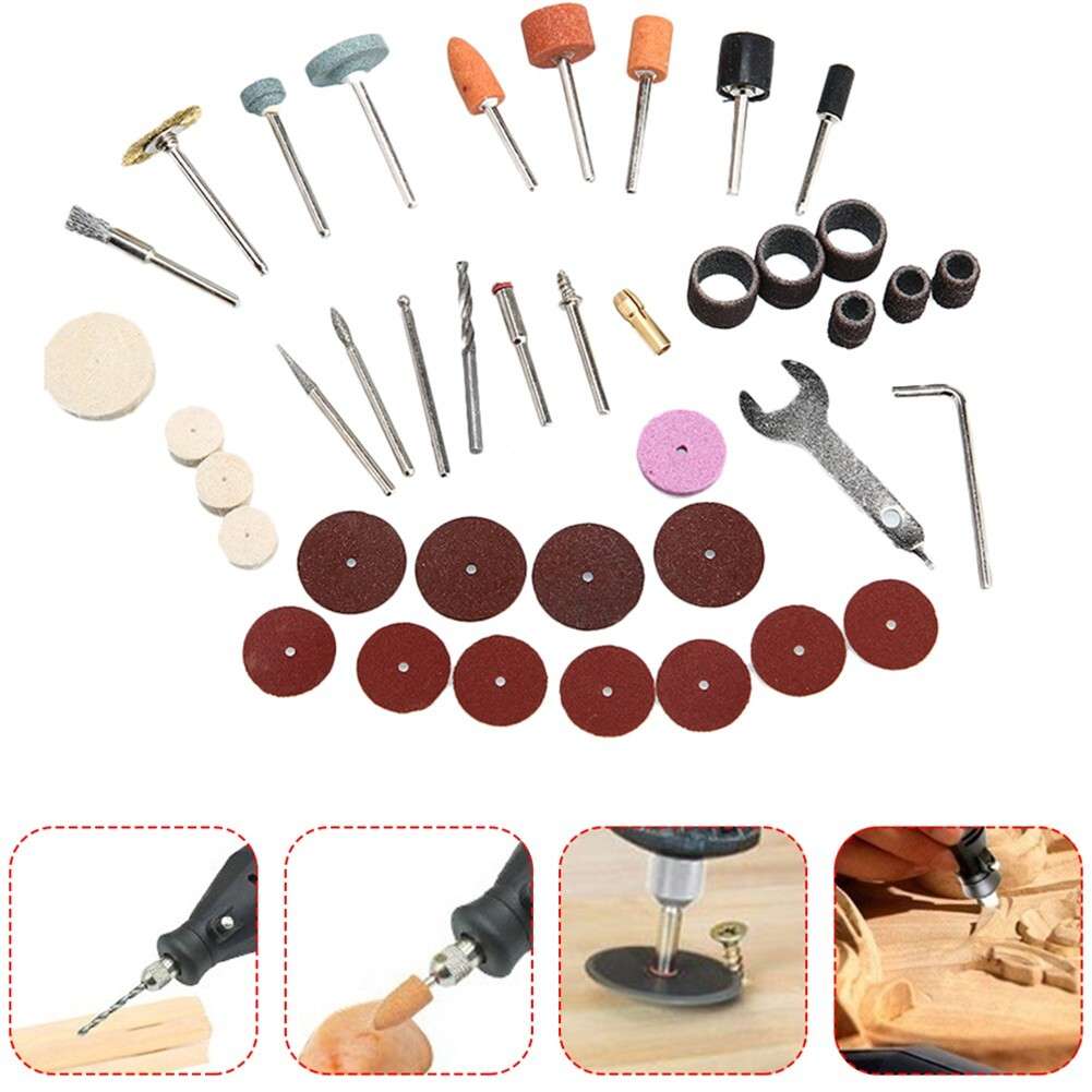 40pcs Multi Purpose Rotary Tool Accessories For Grinding And Polishing Tasks