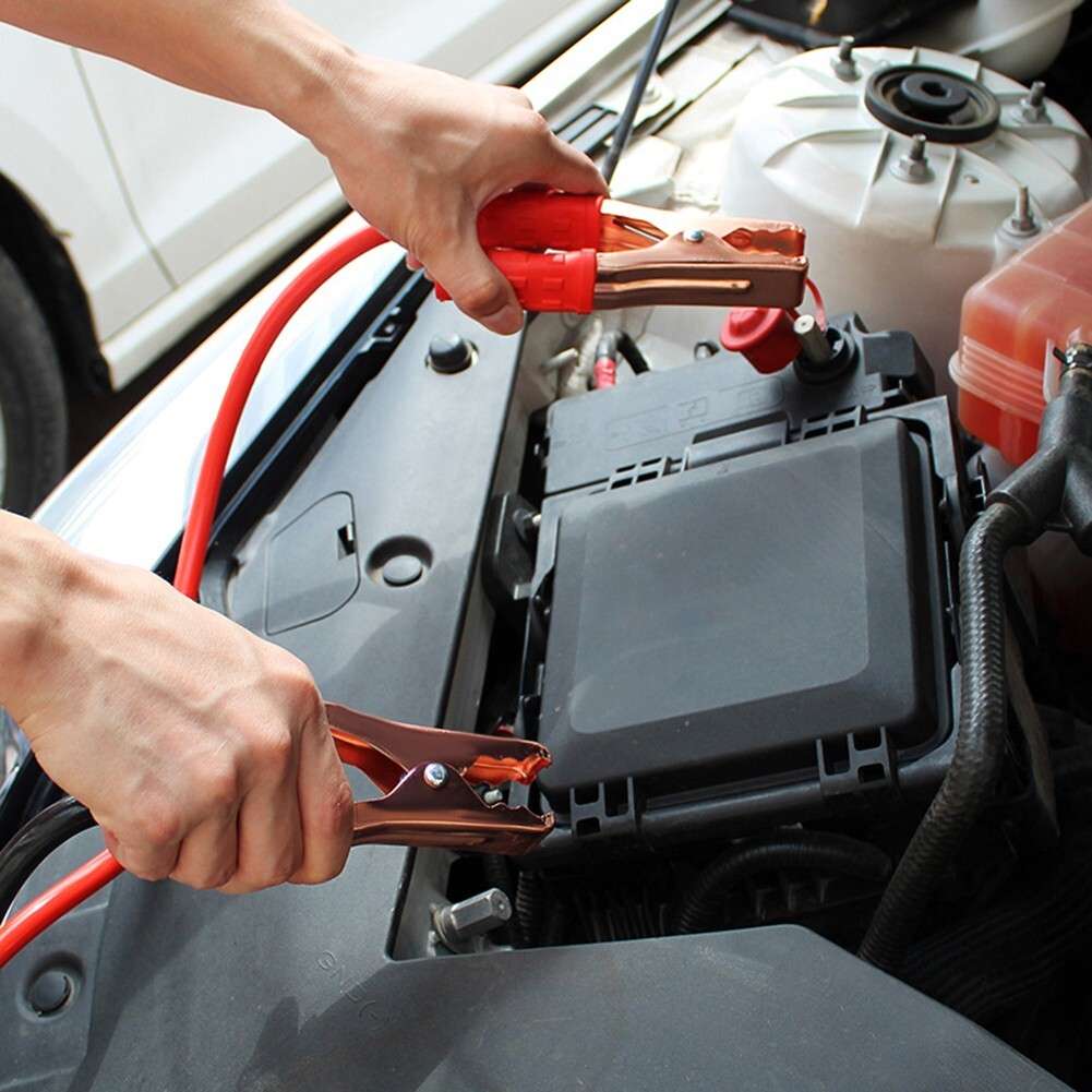 500A 1.8m Car Battery Cable Booster Cable Double-ended With Clamps Clips