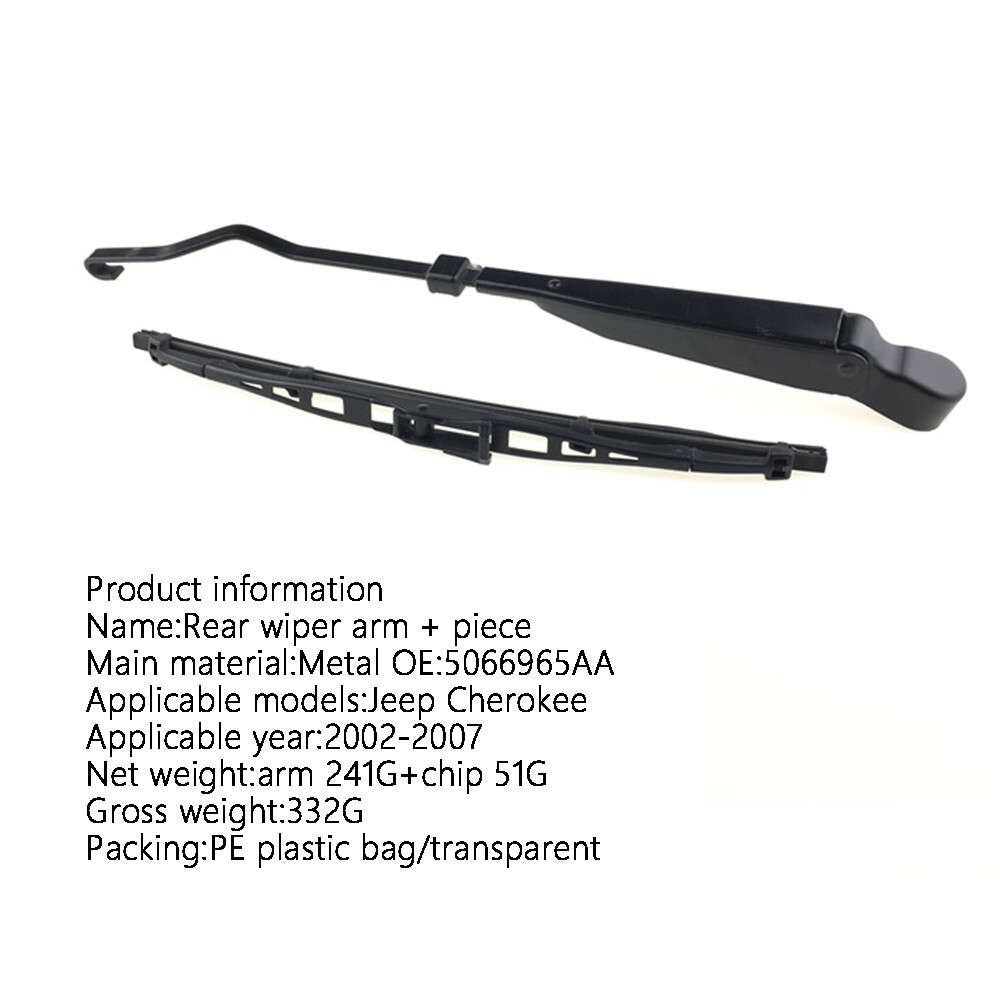5066965AA for 2002-2007 Jeep Liberty Tailgate Liftgate Windshield Wiper Arm Rear