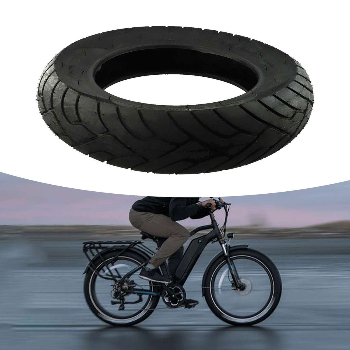 Rubber 12 Inch Outer Tire 12x3 0 For Scooters And Electric Bikes Strong Build