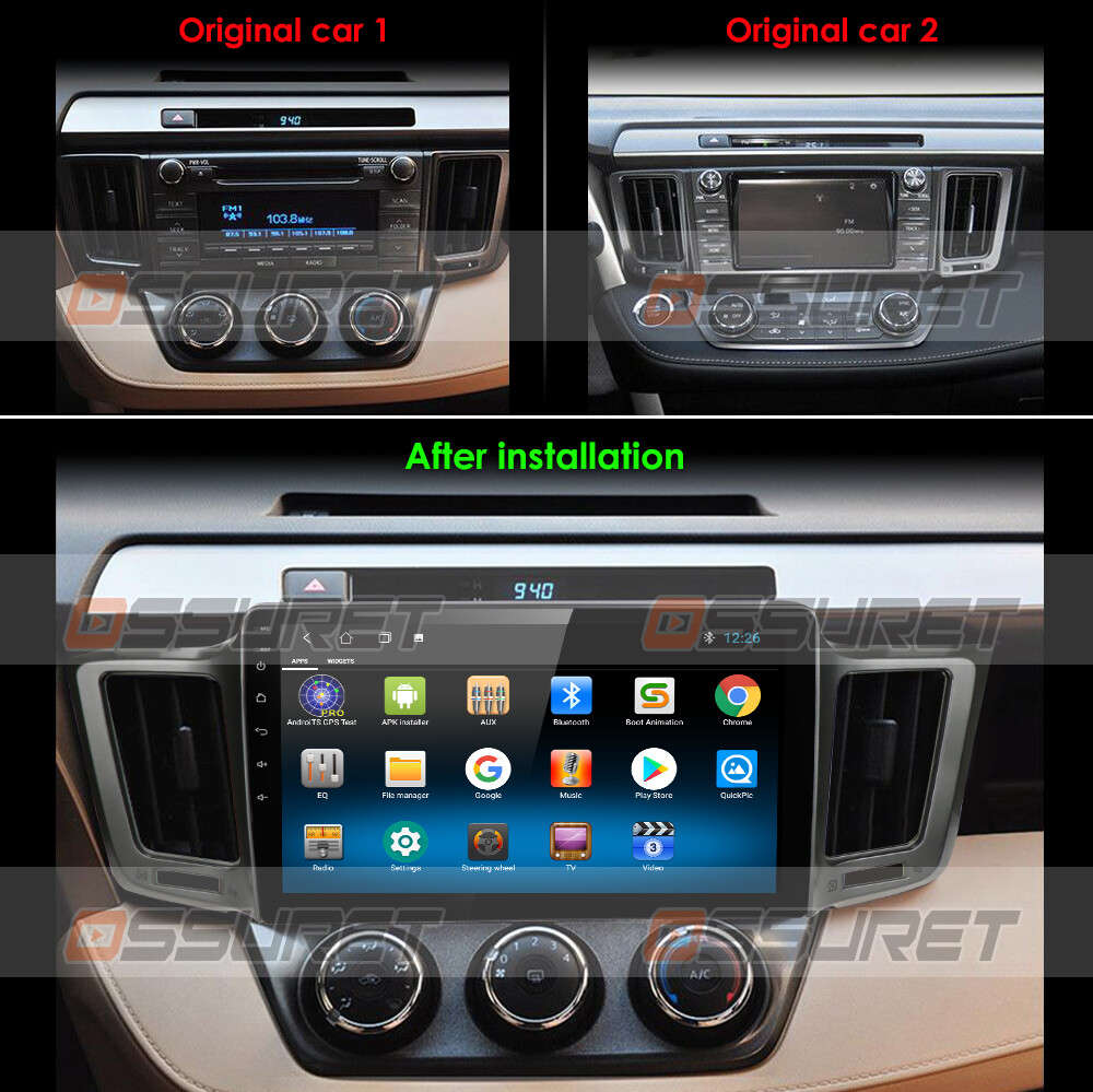 For Toyota RAV4 2013-2017 8Core Android 12 PIP Car Stereo Radio DSP GPS CarPlay