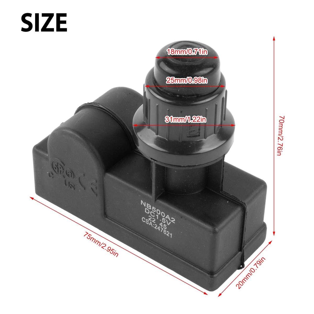 1pc BBQ Gas Grill Ignitor 2 Outlet Electronic For Broil King BBQ Pro