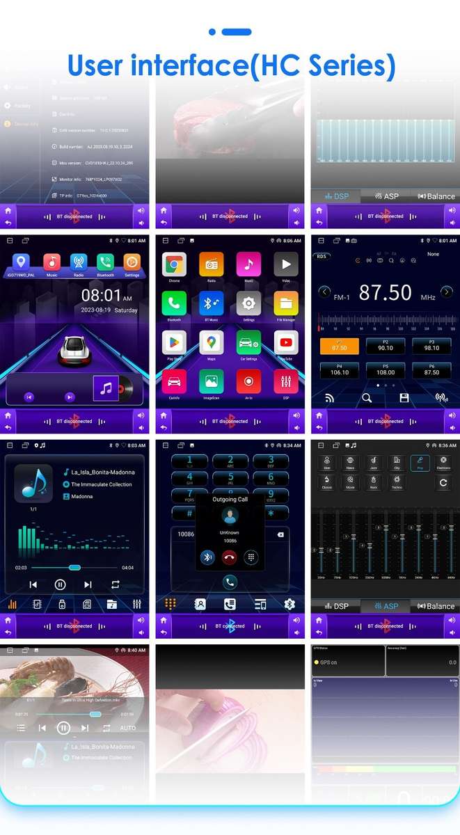 For 2010-2014 Ford Mustang 9.7" Vertical Screen Android Radio Stereo GPS Carplay