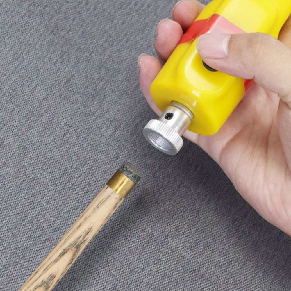 Quick And Effective Electric Cue Tip Shaping Tool For Pool And For Snooker Cues