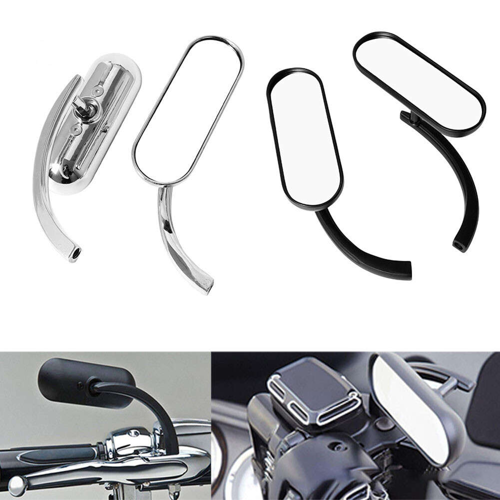 Motorcycle Mini Oval Mirrors For Harley Davidson Street Glide Special FLHX
