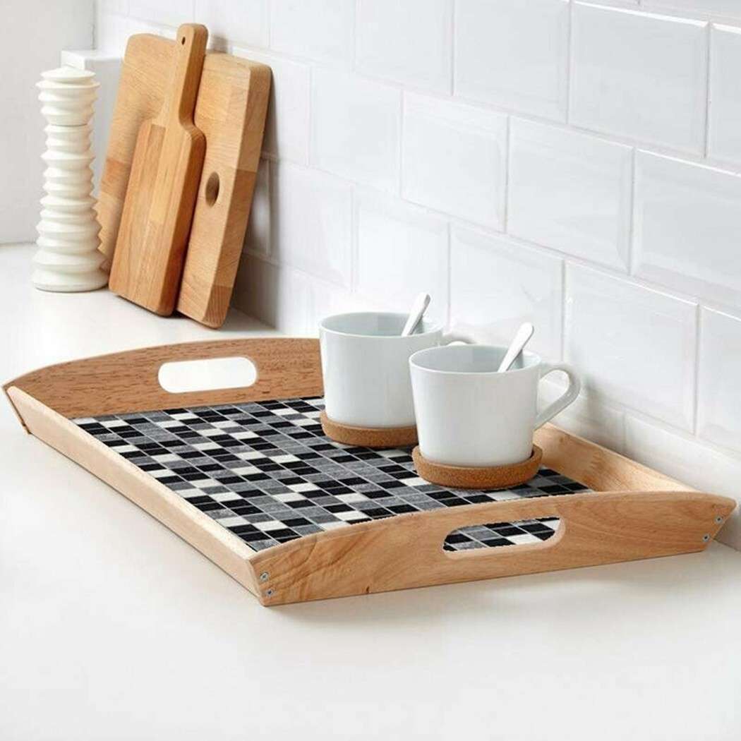 40pcs Kitchen Bathroom Mosaic Tile Stickers Wall Decor Self-adhesive Decal