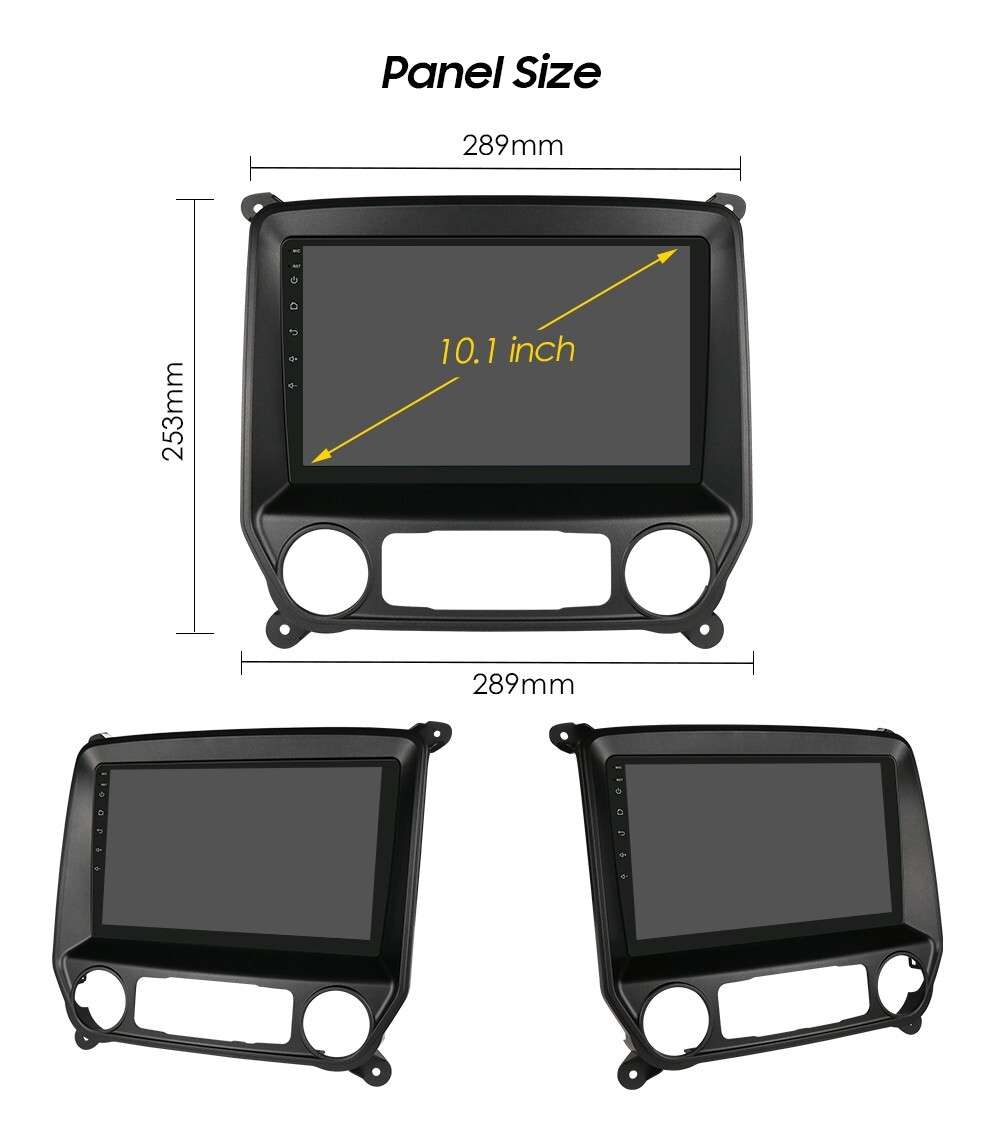 6+64GB Android 12 Car Radio DSP GPS For Chevrolet Silverado GMC Sierra 2014-2018
