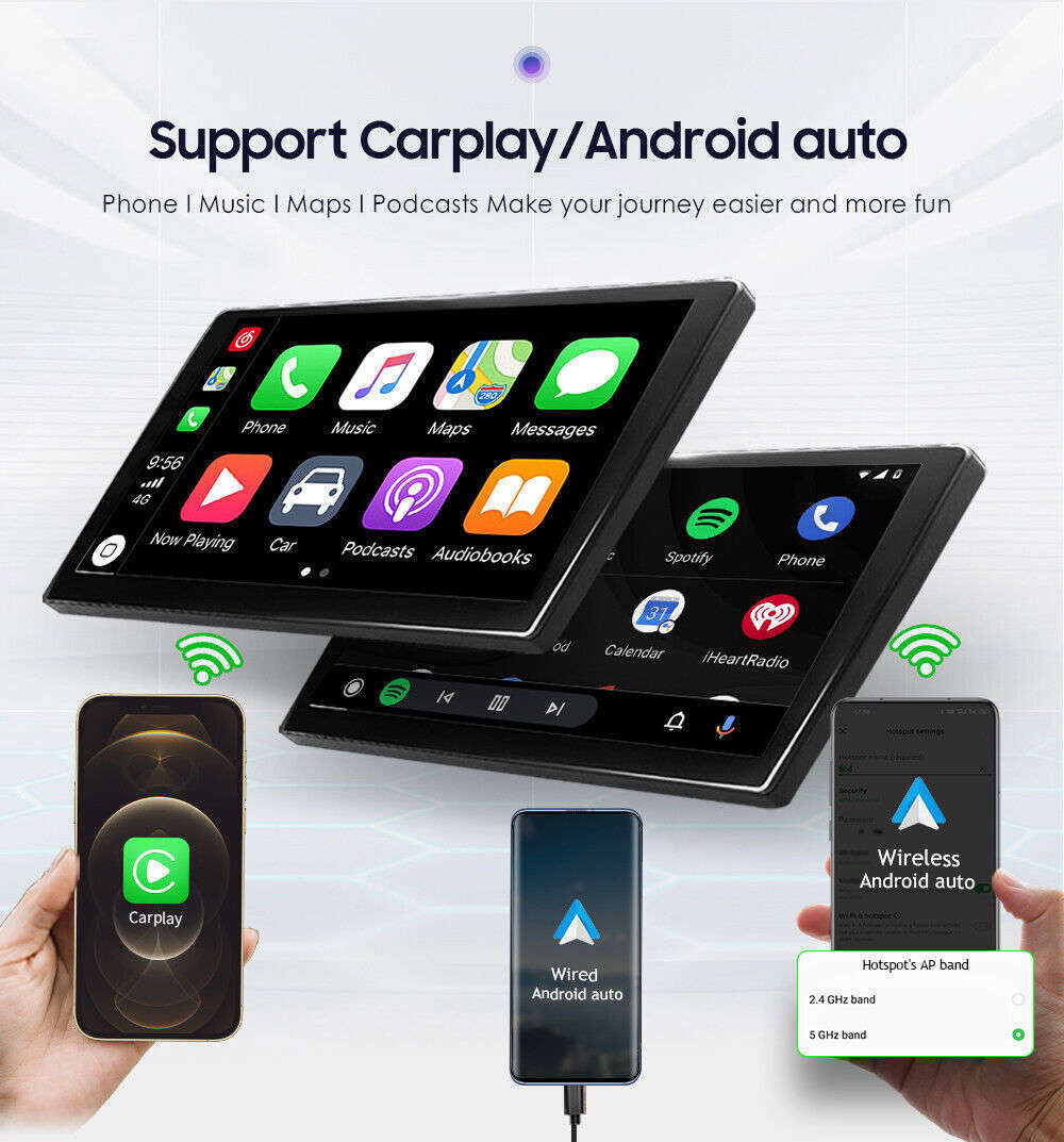 For Honda CRV 2007-2011 Android 12 9'' Car Stereo Radio GPS WiFi Carplay 8-Core
