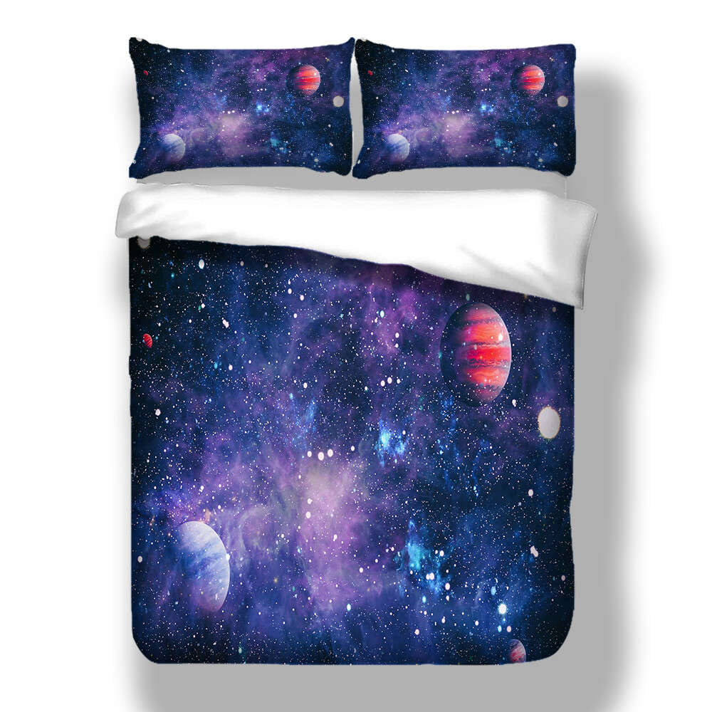Galaxy Duvet - Galaxy Bedding - HD Printed Duvet - Double