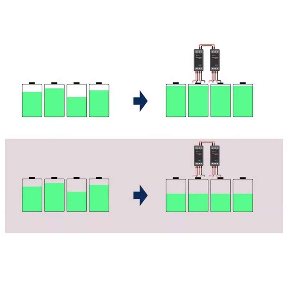 PNE-10 Battery Equalizer Balancer 2S Li-Ion Battery-Lead-A