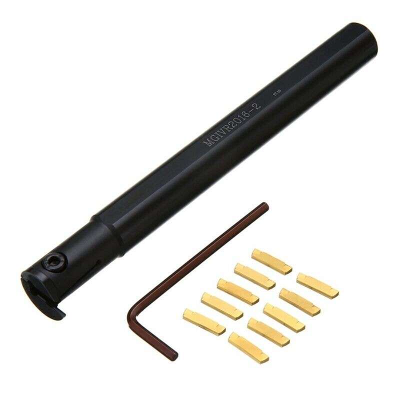 MGIVR2016-2 Lathe Turning Tool Boring Bar Holder & MGMN200 Inserts & Wrench-Set