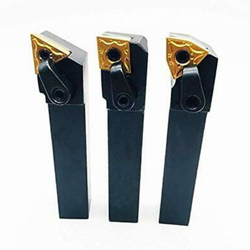 5/8" CNC Lathe Excircle Indexable Carbide Turning Tool Holder Bit Set Fittings