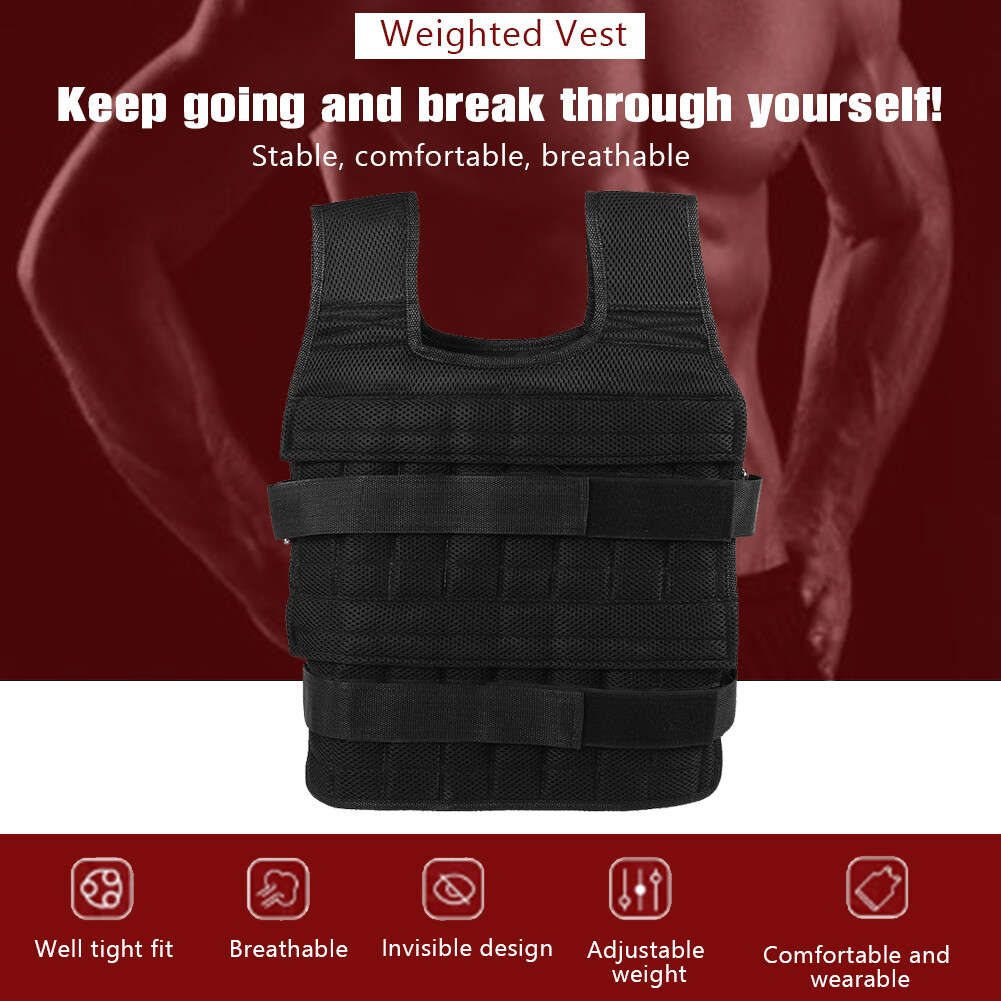 Comfortable Breathable Weighted Vest For Exercise Training CW