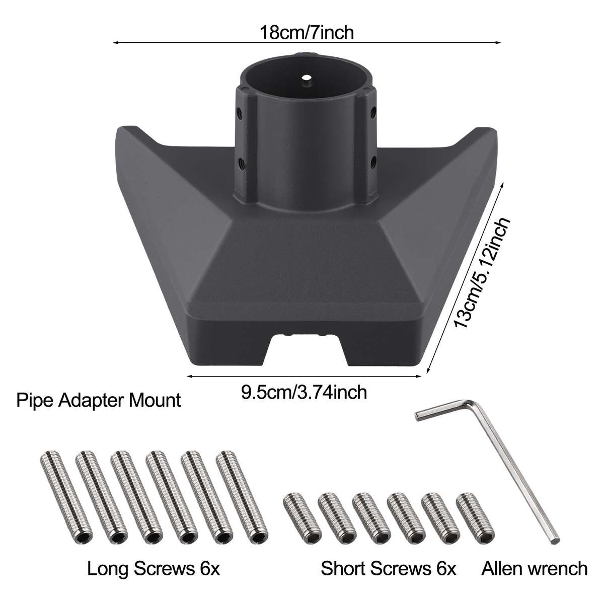 For For Gen 3 Pipe Adapter,Pole Mount Adapter Mounting Kit Plastic