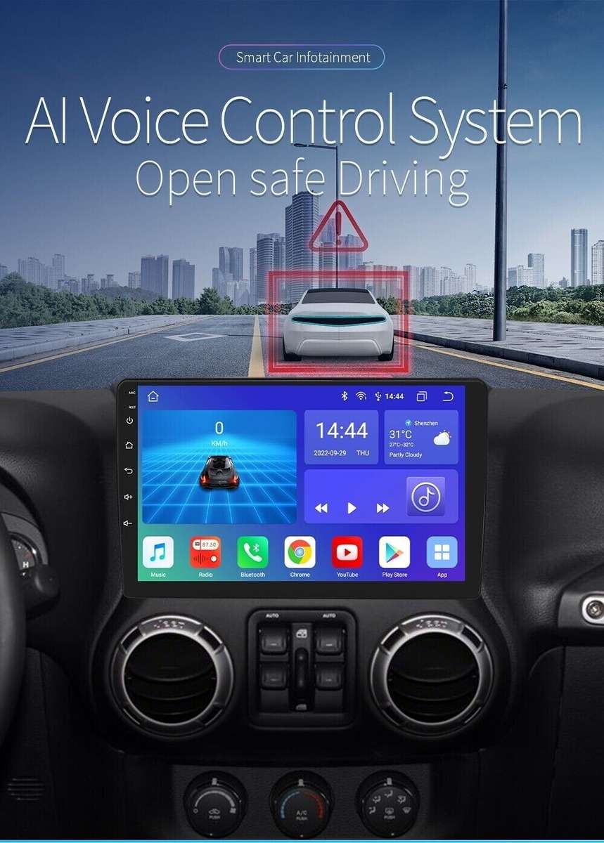 10.1" For Jeep Grand Cherokee/Chrysler/Dodge Android 12 Car Stereo CarPlay GPS