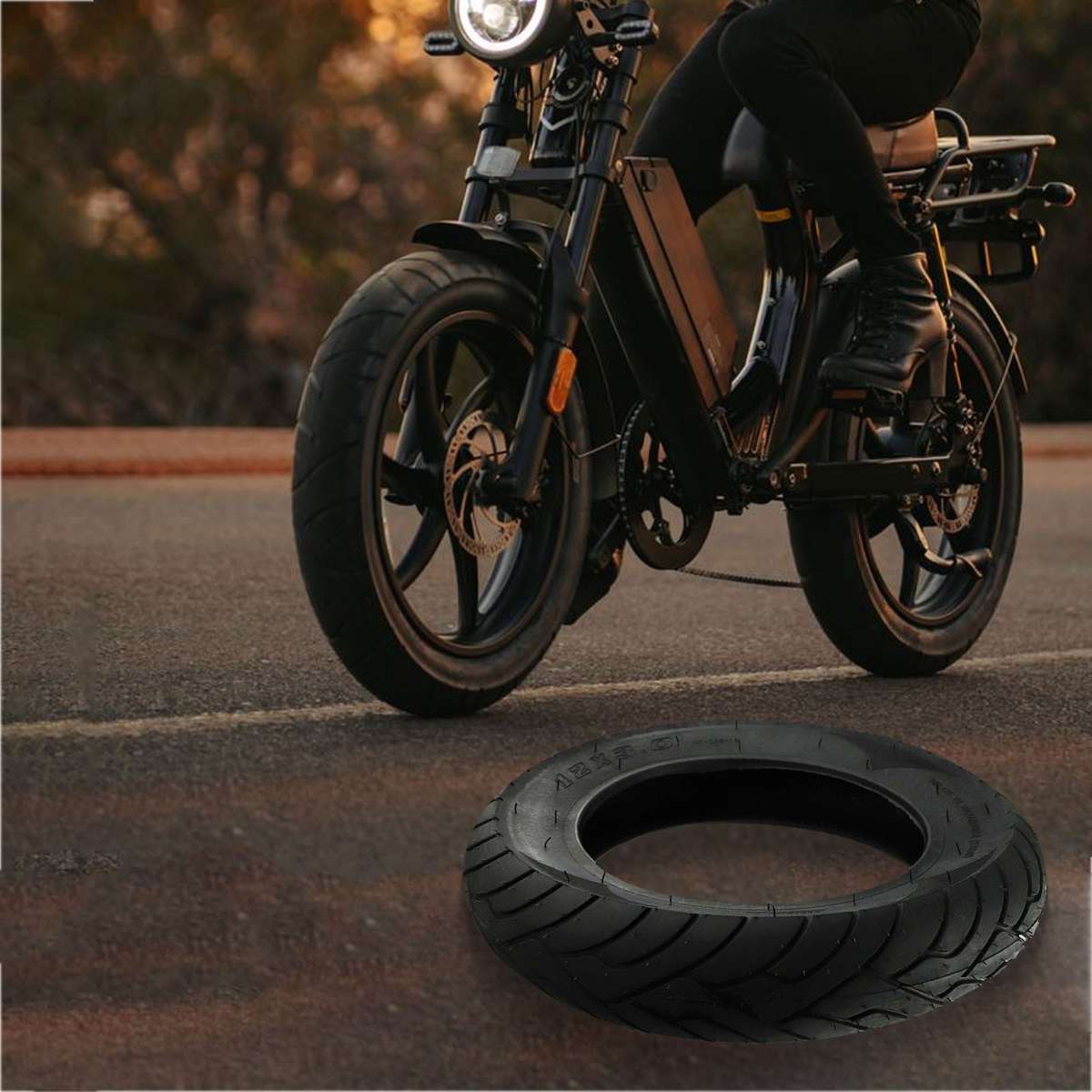 Rubber 12 Inch Outer Tire 12x3 0 For Scooters And Electric Bikes Strong Build