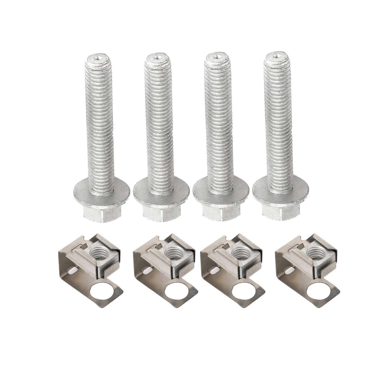 4 Pack Manifold Bolts U Nuts Kit 6036734AA 6036684AA For Dodge For Ram 1500