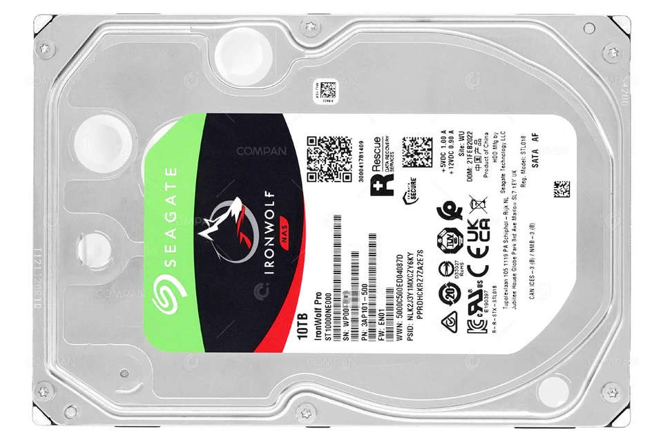 10TB Seagate IronWolf Pro  3.5 Internal NAS HDD