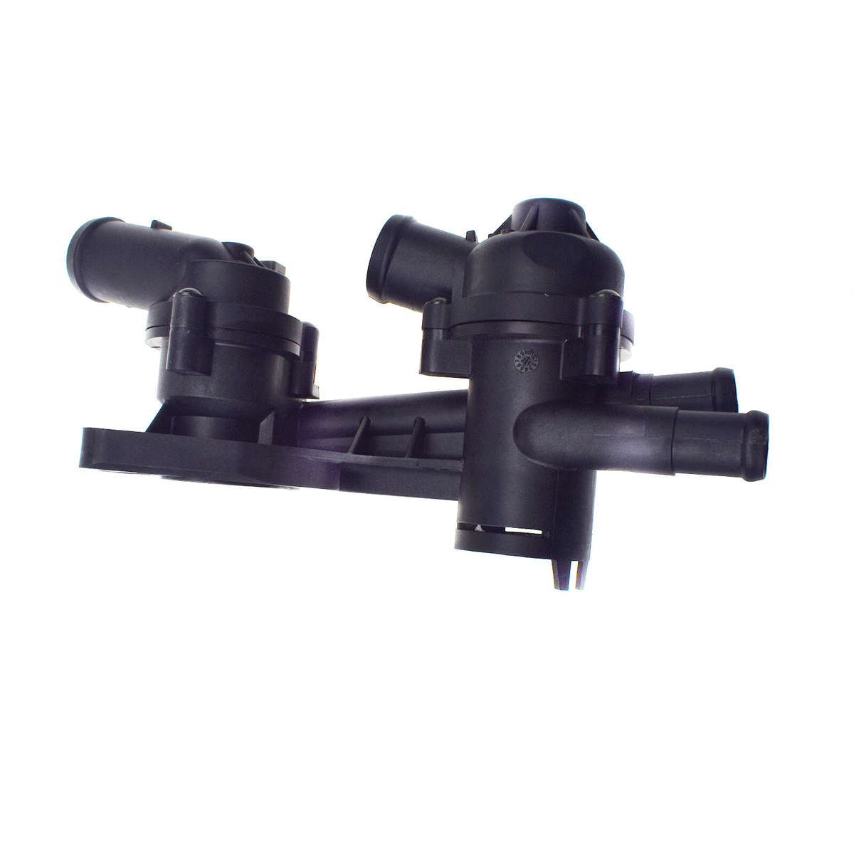 03C121111AE Coolant Thermostat Housing Assembly Black For VW Jetta Vento Audi A1