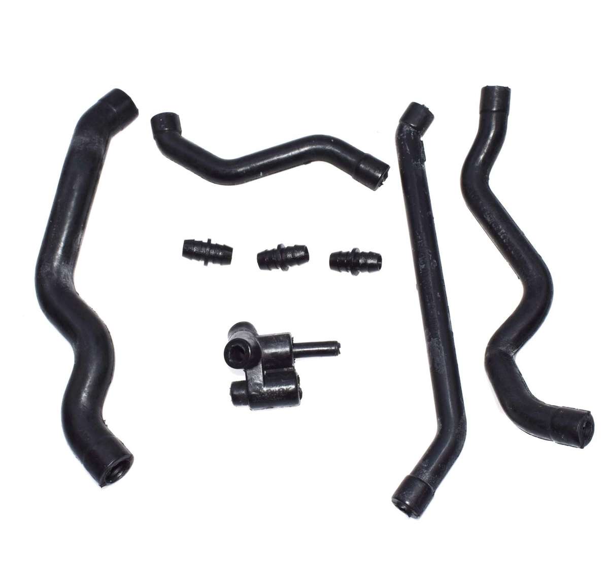 CRANKCASE VENTILATION VALVE COVER BREATHER HOSE KIT W/ CONNECTOR FOR Mercedes