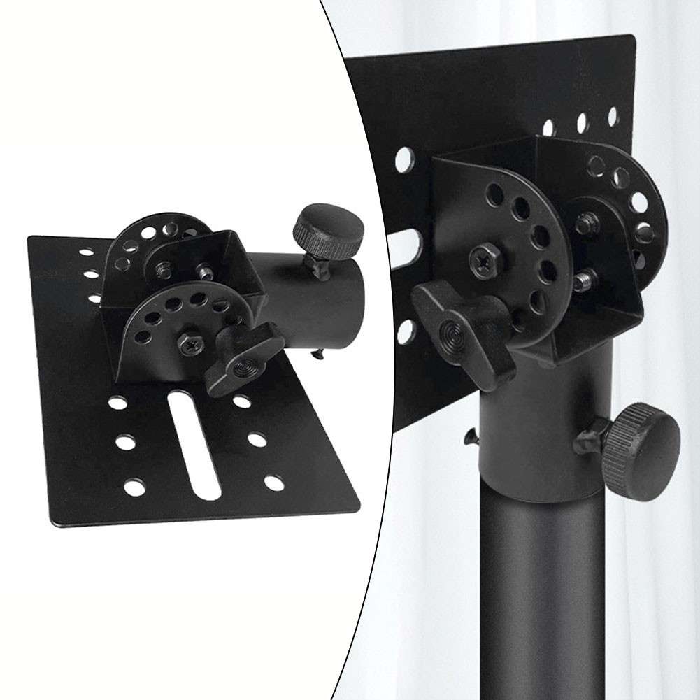 Rotatable 35mm Metal Mount Tripod Pole DJ Speaker Stand Adapter Top Cap