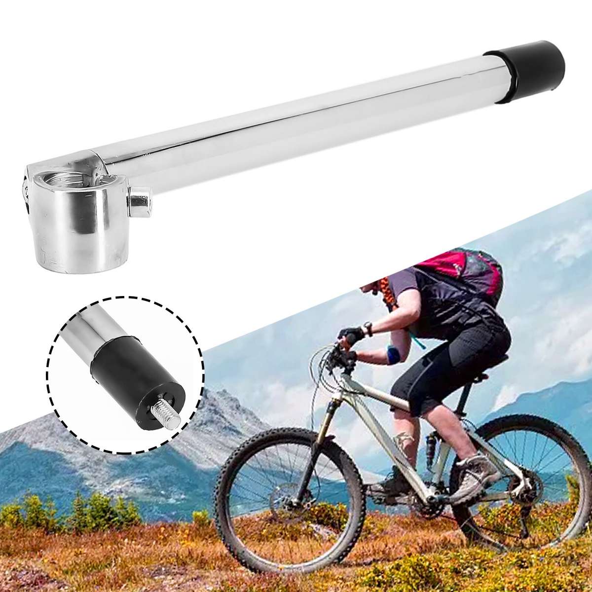 1*Lightweight Bicycle Bike Cycling Handlebar Quill Stem Traditional-Lo