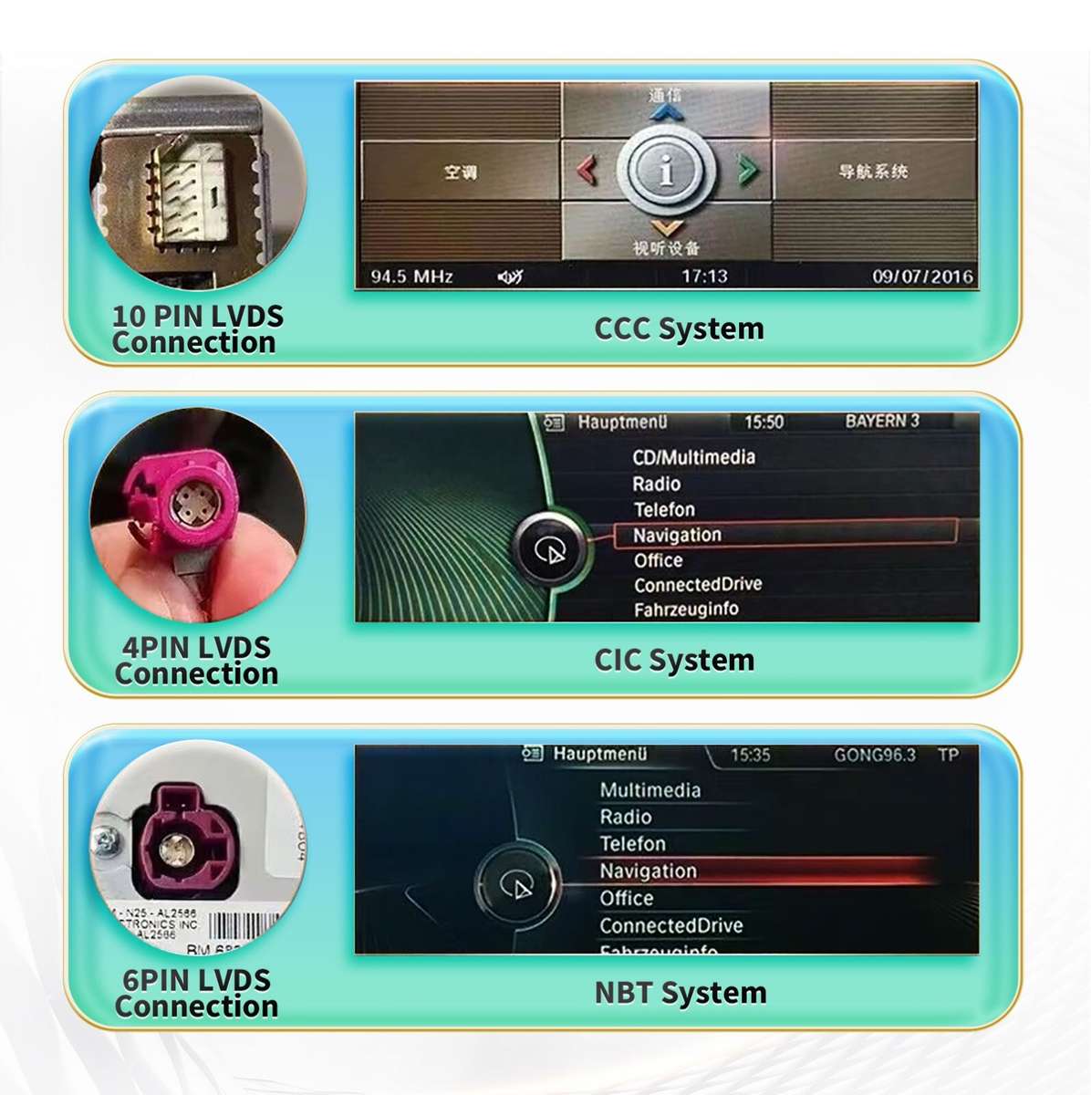 10.25" Car GPS Radio 8Core For BMW X5 X6 E70 E71 CIC Android 13 Wireless CarPlay