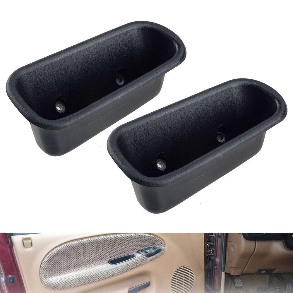 PAIR FRONT R&L DOOR PULL CUP 04741404 04741405 For Dodge For Ram 1500 2500 3500