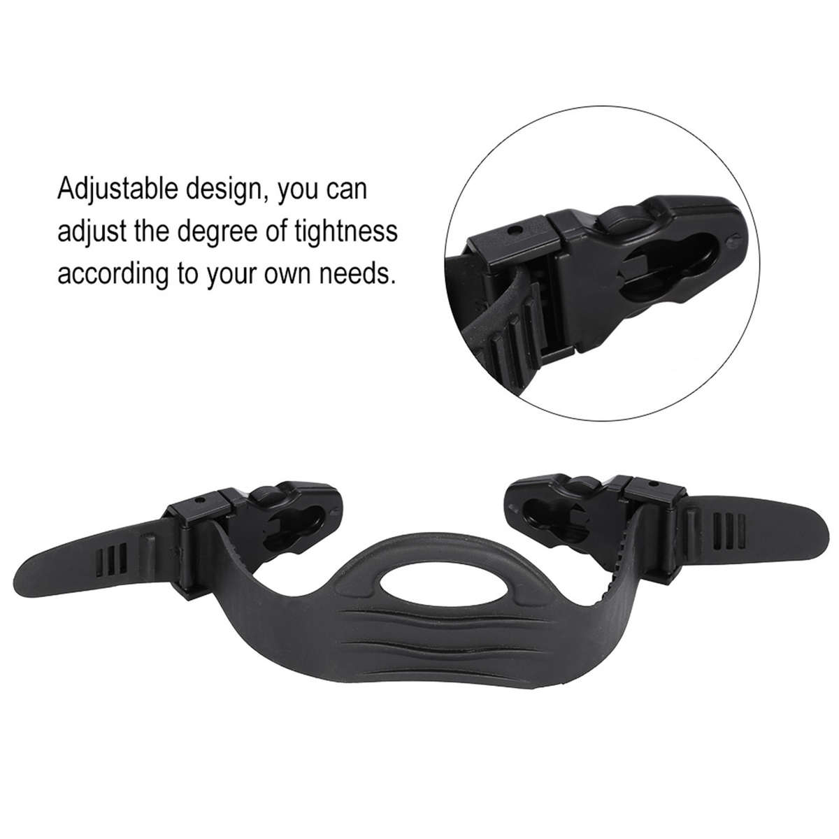 (S)1Pair Diving Adjustable Scuba Diving Fins Straps Accessory CW