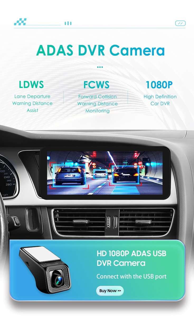 10.25" TouchScreen Carplay for AUDI A4 A5 2009-2016 Headunit Radio BT Android 13