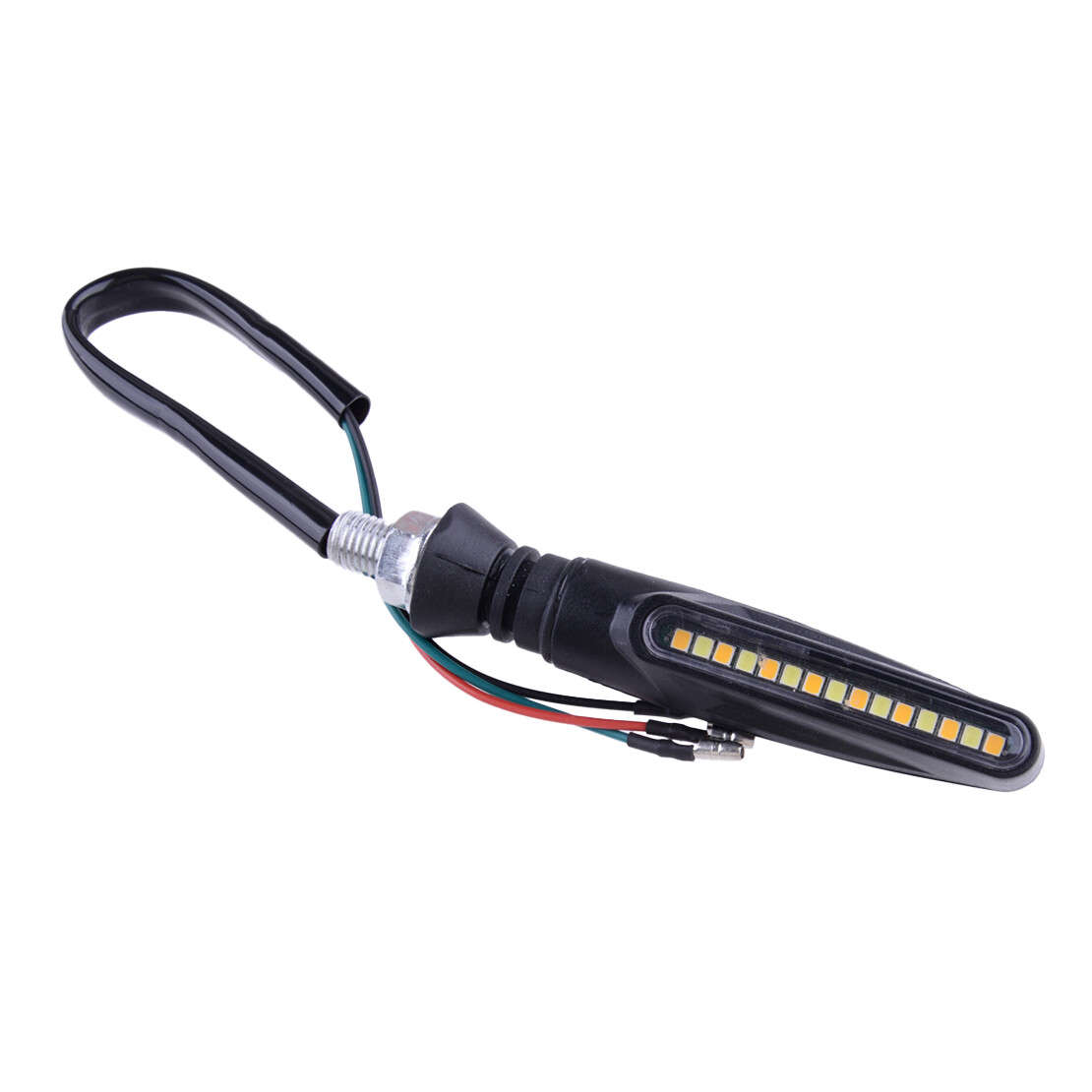 Pair Motorcycle LED Turn Signal Indicator Light DRL Daytime Running Lamp New